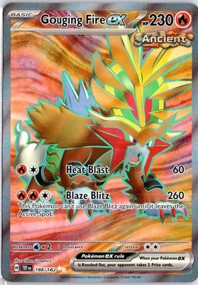 Gouging Fire ex Ultra Rare SV05: Temporal Forces 188/162 NM - Image 1 of 2