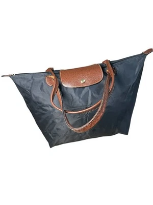 LONGCHAMP Le Pliage Medium Tote Bag Navy Travel Work Everyday Shoulder Bag - Image 1 of 4