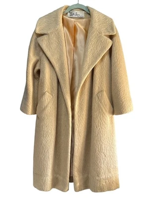 Abrigo columpio vintage años 50 Lilli Ann Paris San Francisco para mujer beige mezcla de lana Foto 1 de 4