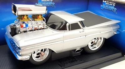 Muscle Machine 1/18 Scale Diecast 71165 - 1959 El Camino - Silver - Image 1 of 4
