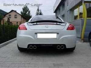 Ulter Duplex Sportauspuff Peugeot RCZ 1.6l 2.0l je 2x90mm abgeschrägt - Picture 1 of 6
