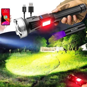 MS32 Flashlight 200000 Lumens Worlds Brightest Flashlight Dual Switch + 365nm... - Picture 1 of 8