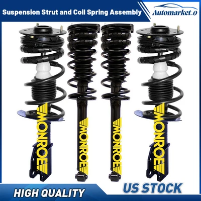 前后支柱带线圈弹簧适用于雪佛兰 Cavalier 2.4L 1999 2000 2001 2002 — 第 1/4 张图片