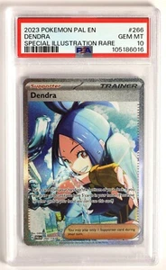 Pokemon TCG Dendra - 266/193 Paldea Evolved Special Illustration Rare - PSA 10 - Picture 1 of 2