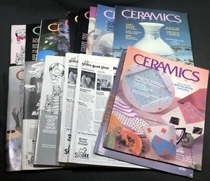 16 Issues CERAMIC Magazine 1989-1992 Pottery Art Designs Crafting Hobby Projects - Picture 1 of 1