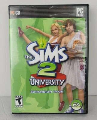 The Sims 2 University Expansion Pack EA PC CD-ROM Video Game 2005 - Image 1 of 3