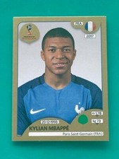 Panini FIFA MBAPPE ROOKIE STICKER 2018 World Cup GOLD EDITION ABSOLUTE GEM PSA