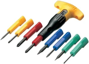 ANEX Ratchet Driver 8 pcs Set T-Type No.5700 JIS Japan - Picture 1 of 5
