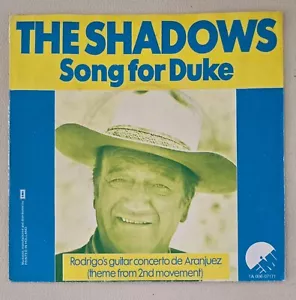 THE SHADOWS " SONG FOR DUKE" EMI HOLLAND EDITION SP - Picture 1 of 4