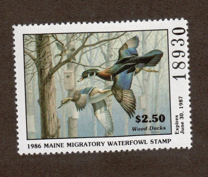 ME3 - Maine  State Duck Stamp. MNH OG. Single.#02 ME3 - Image 1 of 1