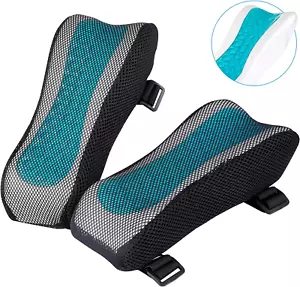 Ergonomic Armrest Pads- Office Chair Arm Rest Cover Pillow - Elbow Support - Picture 1 of 12