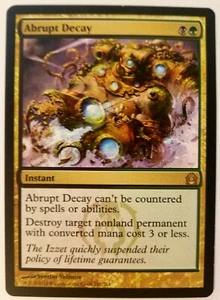 MTG Abrupt Decay Return to Ravnica 141 Regular Rare - Picture 1 of 2