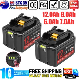 18V 12.0Ah 6.0Ah For Makita Battery Lithium-Ion BL1860 BL1830 BL1850 BL1840 LED - Picture 1 of 56