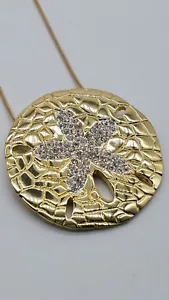 QVC SAND DOLLAR HALSKETTE MIT CZ STEINEN - Bild 1 von 8
