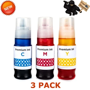Juego de botellas de recarga de tinta de tinte 3 PK GI-21 para Canon Pixma Megatank G1220 G2260 G3260 - Imagen 1 de 1