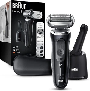 Braun Series 7 7085cc Flex Rechargeable Wet/Dry Men's Electric Shaver with Clean - Picture 1 of 13