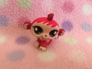 Littlest Pet Shop Lps Pet Red MONKEY w/ Green Eyes New! Hasbro - Picture 1 of 3