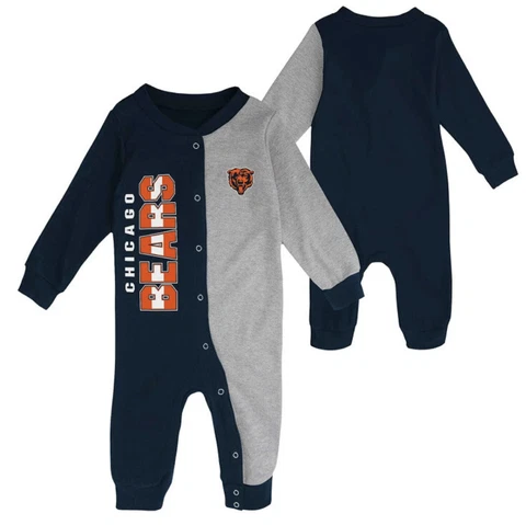 Chicago Bears Infant Halftime Full-Length Coverall 6-9 Months Cover