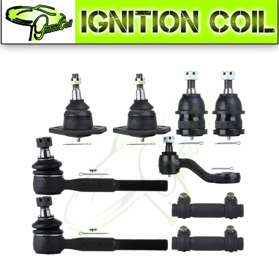 Kit de suspensión de 9 piezas rótulas extremos de varilla de amarre brazo Pitman para 1979-1986 GMC C1500 Foto 1 de 4