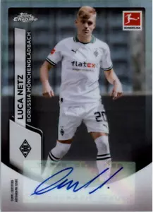 2023-24 Topps Chrome Bundesliga Autographs #BCALNE Luca Netz Auto - NM-MT - Picture 1 of 1