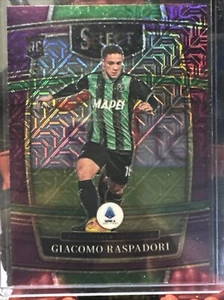 Giacomo Raspadori 2021 Panini Chronicles Select Rookie Purple Mojo Refractor (RC) - Bild 1 von 2