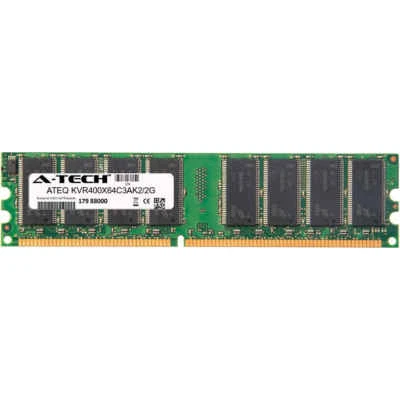 Kingston KVR400X64C3AK2/2G A-Tech Equivalent 1GB DDR 400Mhz Desktop Memory RAM - Image 1 of 2