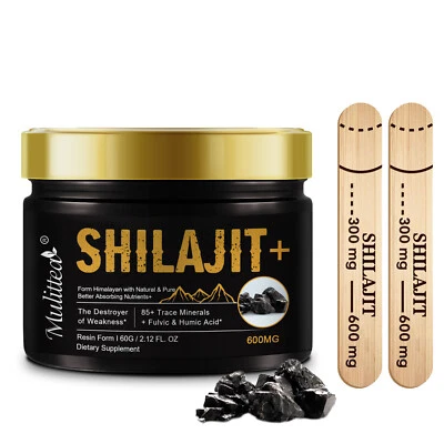 MULITTEA Reines 100% Himalaya Shilajit,organisch,weiches Harz,extrem wirksam,Fulvosäure ?