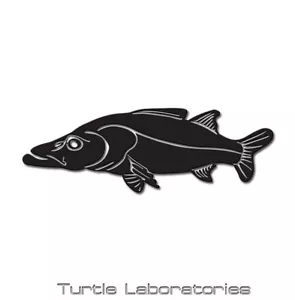 18" Snook Silhouette Metal Wall Art Hanging Home Decor Fishing Saltwater - Picture 1 of 1