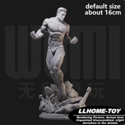 Anime Superhero Superman Beyond Old Age Resin 3D Print GK Figure DIY Model - Image 1 of 4