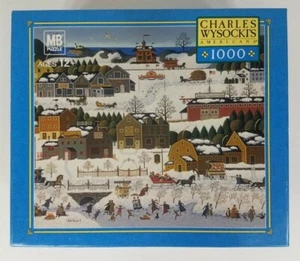 Charles Wysocki Hickoryhaven Canal puzzle 1000 pezzi 2005 completo RARO - Foto 1 di 8