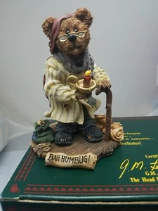 Boyds Bears & Friends Scrooge McBear... Bah Humbug Style # 228333PAW 1st edition - Picture 1 of 8