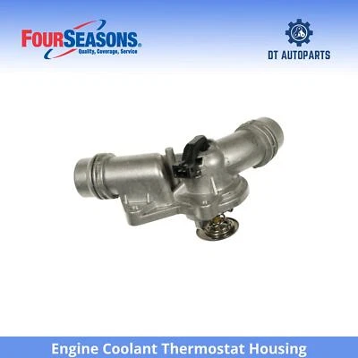 Carcasa termostato refrigerante motor BMW 530i 2001-2005 4 estaciones 2002 2003 Foto 1 de 4