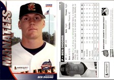 Ben Diggins 2005 Choice Brevard County Manatees #8 Card *AutographDen*