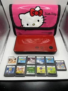 Nintendo Dsi XL 25 Years Anniversary Mario Bros + 11 Games + Hello Kitty Bag - Foto 1 di 15