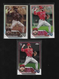 LOTE DE RADIOCONTROL MICHAEL STEFANIC 2023 TOPPS CROMO #138 NOVATO SEPIA REFRACTOR PLATA RADIOCONTROL X3 - Imagen 1 de 2