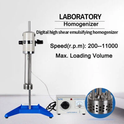 40L Hochgeschwindigkeitsschere Labor Kosmetik Creme Mixer Rotor Stator Homoge... - Bild 1 von 4