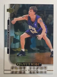1999-00 Upper Deck Ovation Spotlight #OS10 Jason Williams ~ Sacramento Kings - Picture 1 of 2