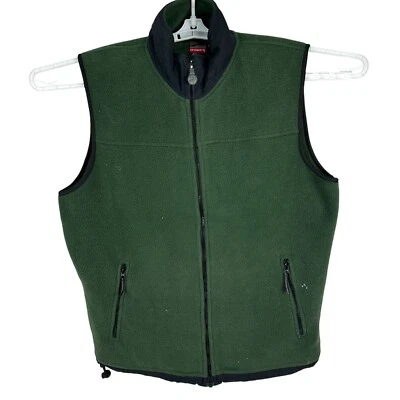 Chaleco polar verde Prospirit para hombre talla L poliéster cremallera ropa exterior sin mangas Foto 1 de 4