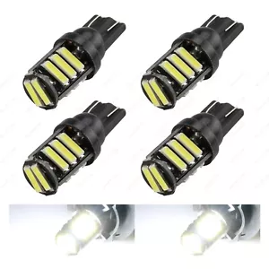 4 x 194 2825 W5W T10 7014 Bombilla LED Domo Mapa Matrícula Luces Blanco - Imagen 1 de 6