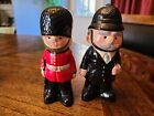 London Police Officer And Guard Salt And Pepper Shakers