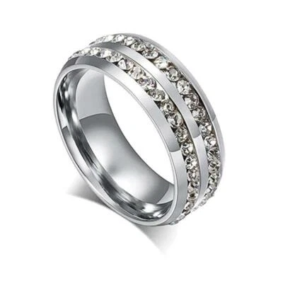 18K White-Gold Plated Esme Ring *FAST Dispatch Guaranteed* - Image 1 of 2