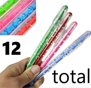 12 Maze Puzzle Pens - Built-in Ball Novelty Fun Fidget Game Child Kid Toy (1 dz) - Picture 1 of 11