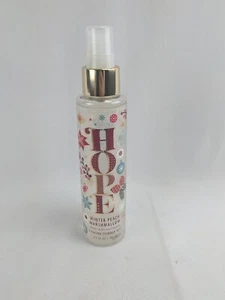 Bath & Body Works Hope Winter Peach Marshmallow Diamond Shimmer Mist 4.9 fl oz - Picture 1 of 6