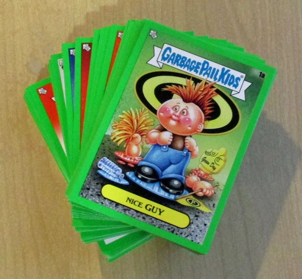 2025 Topps Garbage Pail Kids GPK Green Day complete 100-card GREEN parallel set - Image 1 of 1