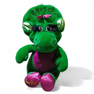Barney Baby Bop Lyons Group Vintage  1992 Plush 14” Barney And Friends Green Toy - Picture 1 of 9