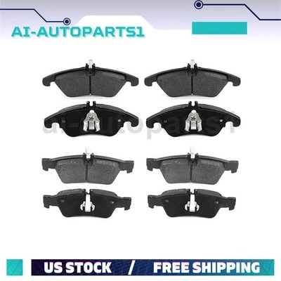 For 2015 2016 2017 Mercedes-Benz CLS400 Pair Front & Rear Brake Pads Kit Set - Image 1 of 4