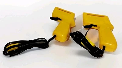 LOT OF 2 VINTAGE AFX AURORA YELLOW SLOT CAR CONTROLLERS TESTED WORKING  ~ - Image 1 of 4