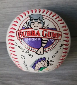 Bubba Gump Shrimp Co Baseball Leather 2008 Orlando Restaurant Unused Standard  - Picture 1 of 9