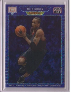 Allen Iverson 89B-5 2024 Leaf Collective Pro Set Base Purple Shimmer 1/1 - Picture 1 of 2