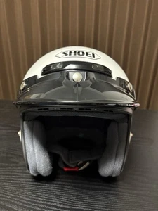 SHOEI RJ Platinum-R Crystal White Helmet Size M 57-58cm - Bild 1 von 8